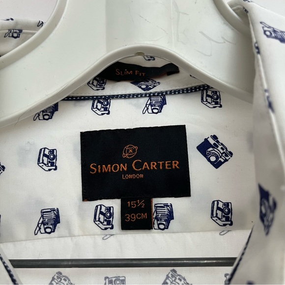 Simon Carter - medium - vintage photography camera shirt designer London - slim - Picture 3 of 8